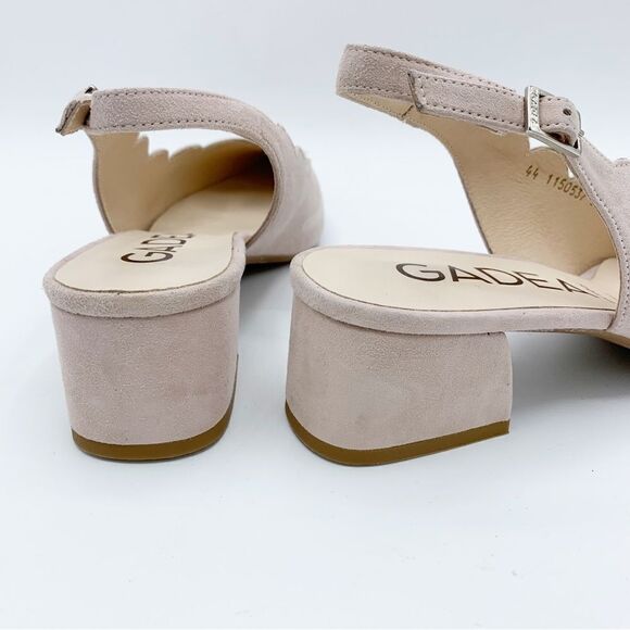 Gadea by Lodi Boston Nude Slingback Pump Suede Leather 39/9 - Picture 4 of 11
